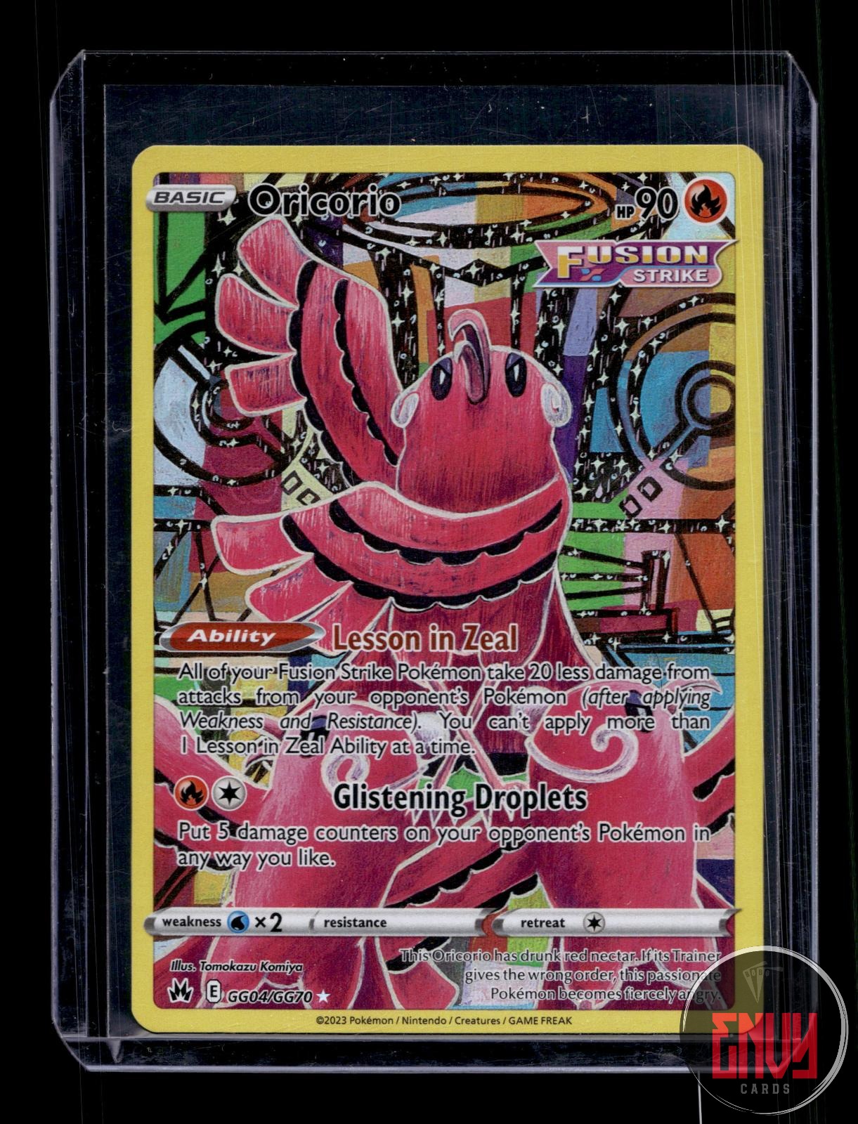 Oricorio NM GG04/GG70 Crown Zenith Galarian Gallery Pokemon Holo