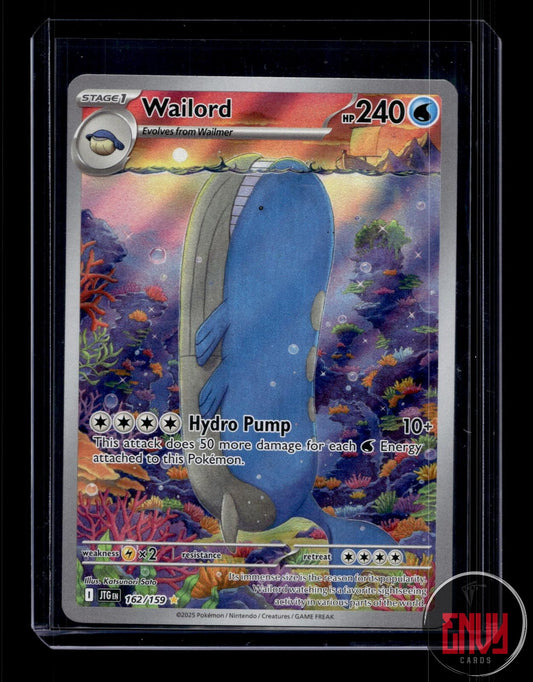 Wailord Near Mint 162/159 Illustration Rare Journey Together Pokemon Holo