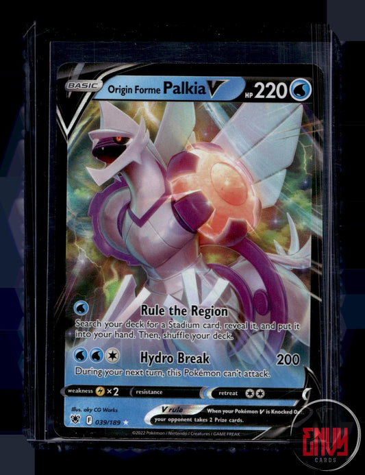 Origin Forme Palkia V Near Mint 039/189 V Rare Astral Radiance Pokemon Holo
