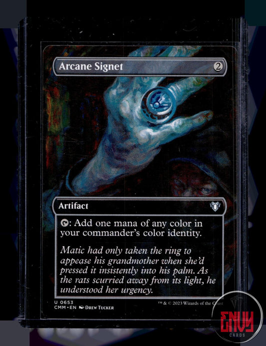 Arcane Signet (Borderless) NM 653 Commander Masters Magic: The Gathering