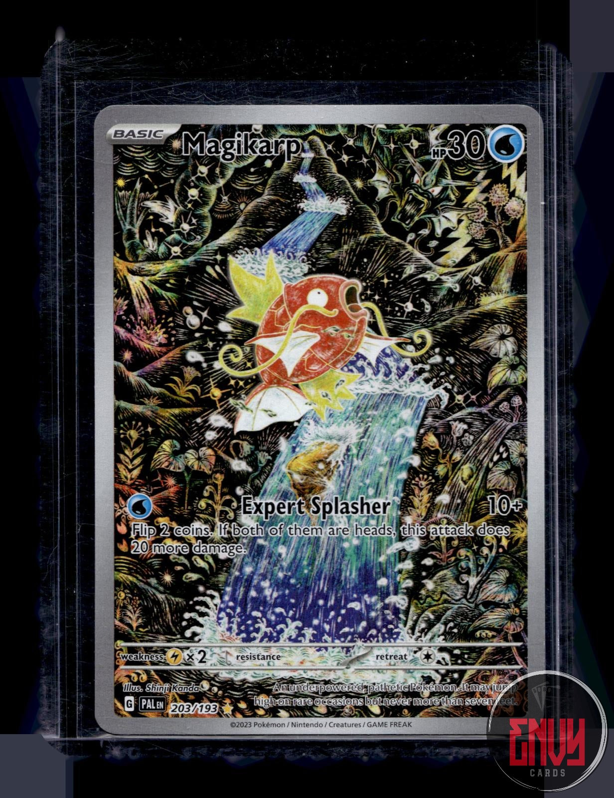 Magikarp Near Mint 203/193 Illustration Rare Paldea Evolved Pokemon Holo