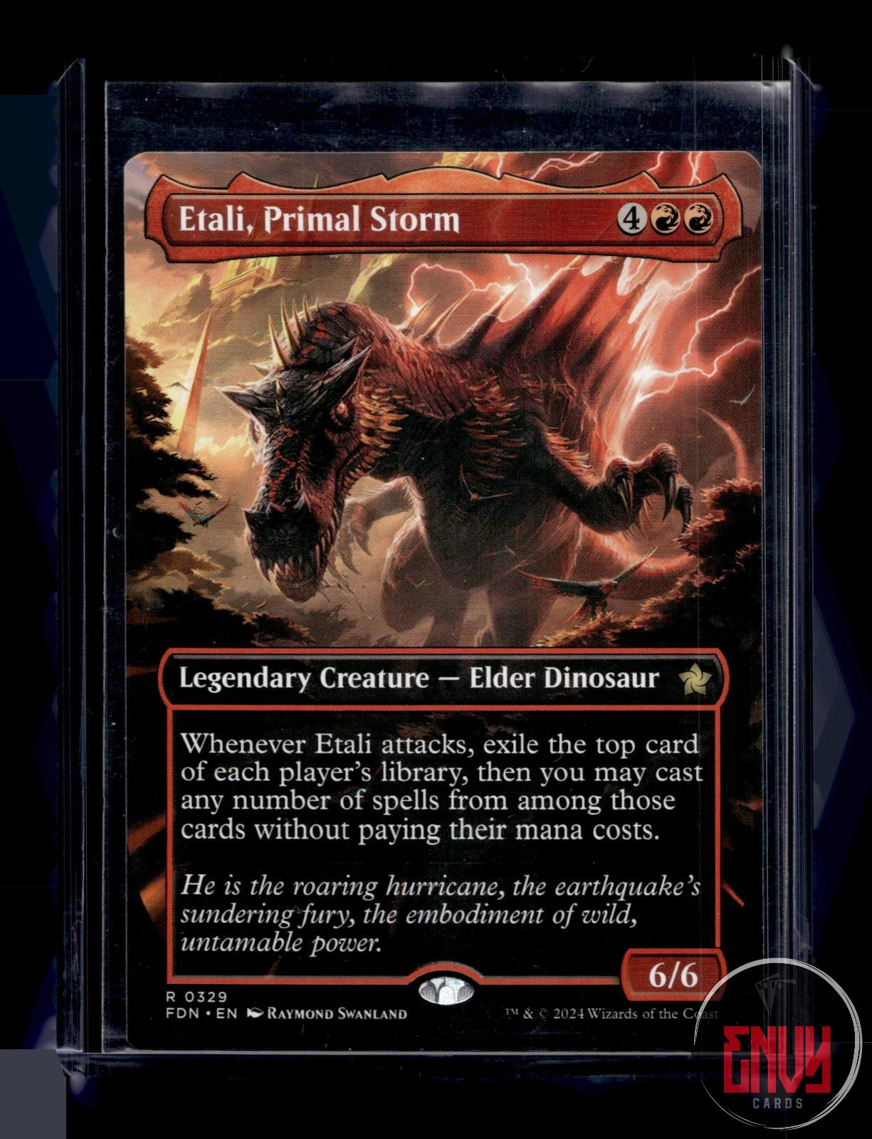 Etali, Primal Storm (Borderless) LP 329 Rare Foundations Magic: The Gathering