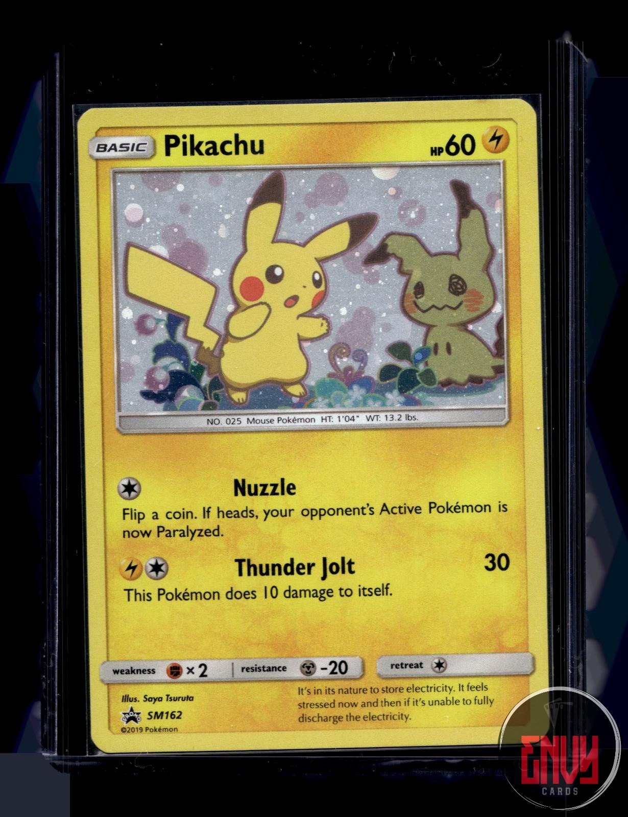 Pikachu - Near Mint SM162 Promo Sun & Moon Promo Pokemon Holo