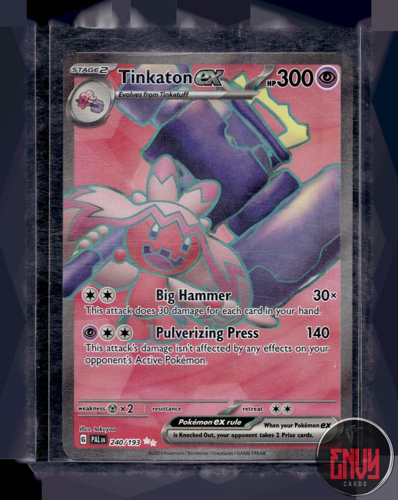 Tinkaton ex Near Mint 240/193 Ultra Rare Paldea Evolved Pokemon