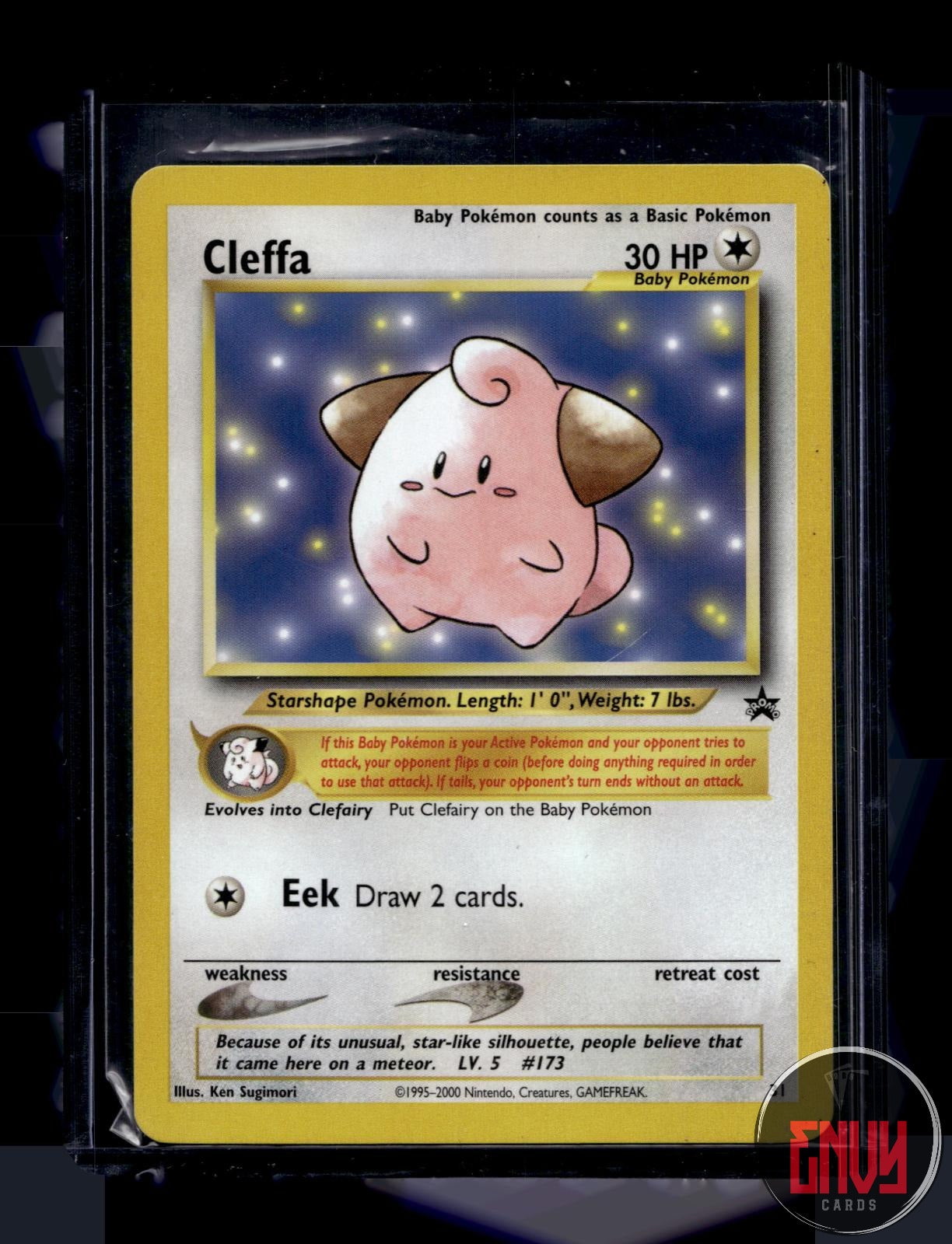 Cleffa Lightly Played 31 Promo Wizards Black Star Promos Pokemon