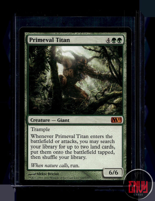 Primeval Titan Lightly Played 192 Mythic Magic 2011 (M11) Magic: The Gathering