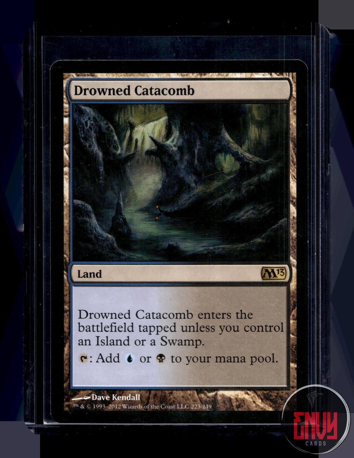 Drowned Catacomb Near Mint 223 Rare Magic 2013 (M13) Magic: The Gathering