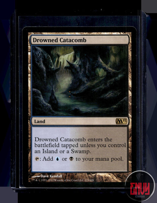 Drowned Catacomb Near Mint 223 Rare Magic 2013 (M13) Magic: The Gathering