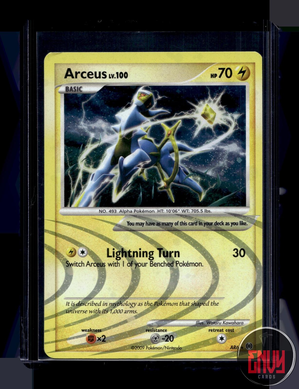 Arceus (AR6) Heavily Played AR6 Holo Rare Arceus Pokemon