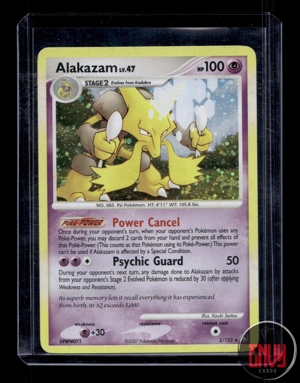 Alakazam Lightly Played 2/123 Rare Mysterious Treasures Pokemon Holo