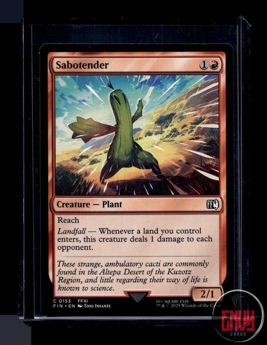 Sabotender Lightly Played 153 Common FINAL FANTASY Magic: The Gathering