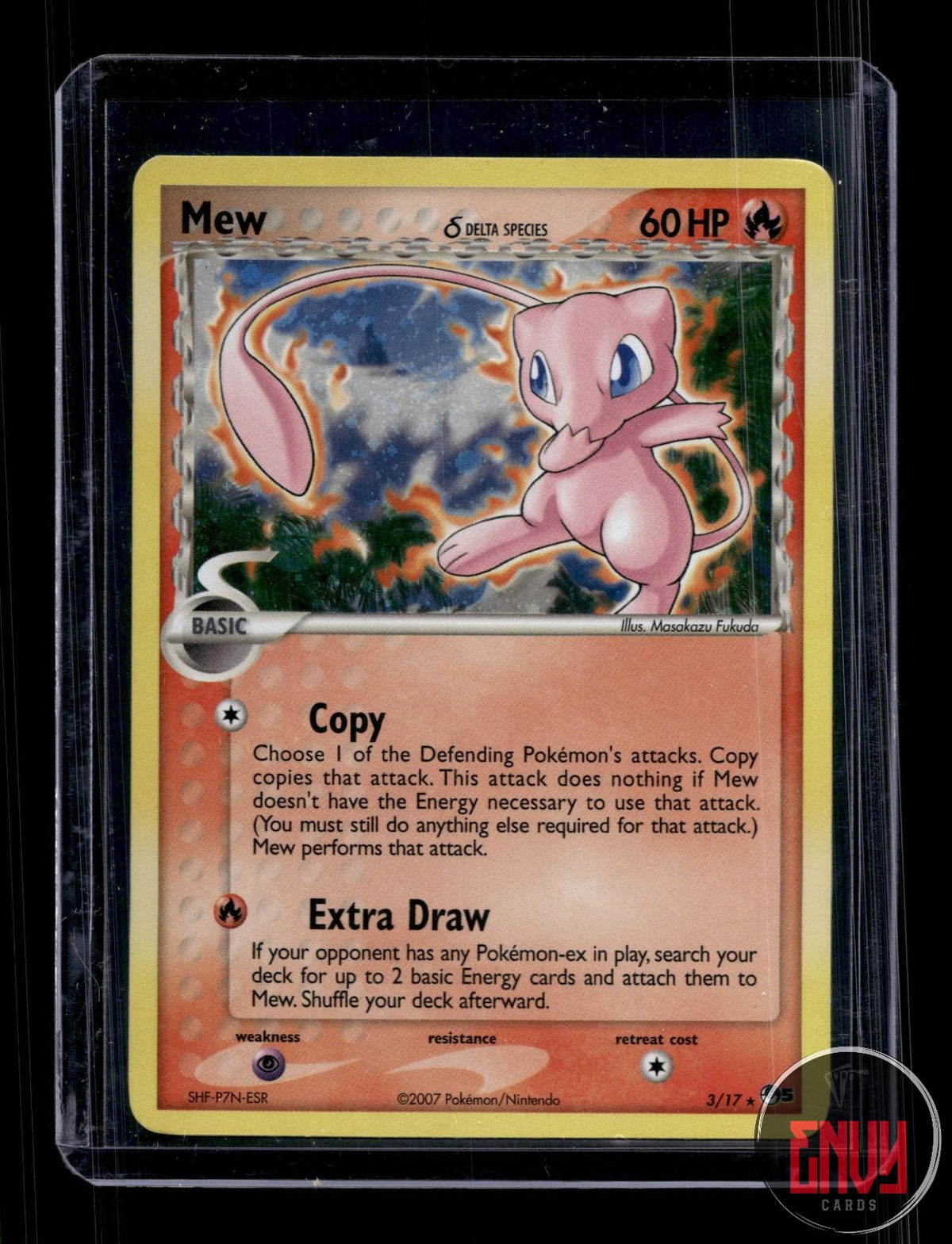 Mew Lightly Played 3/17 Rare POP Series 5 Pokemon