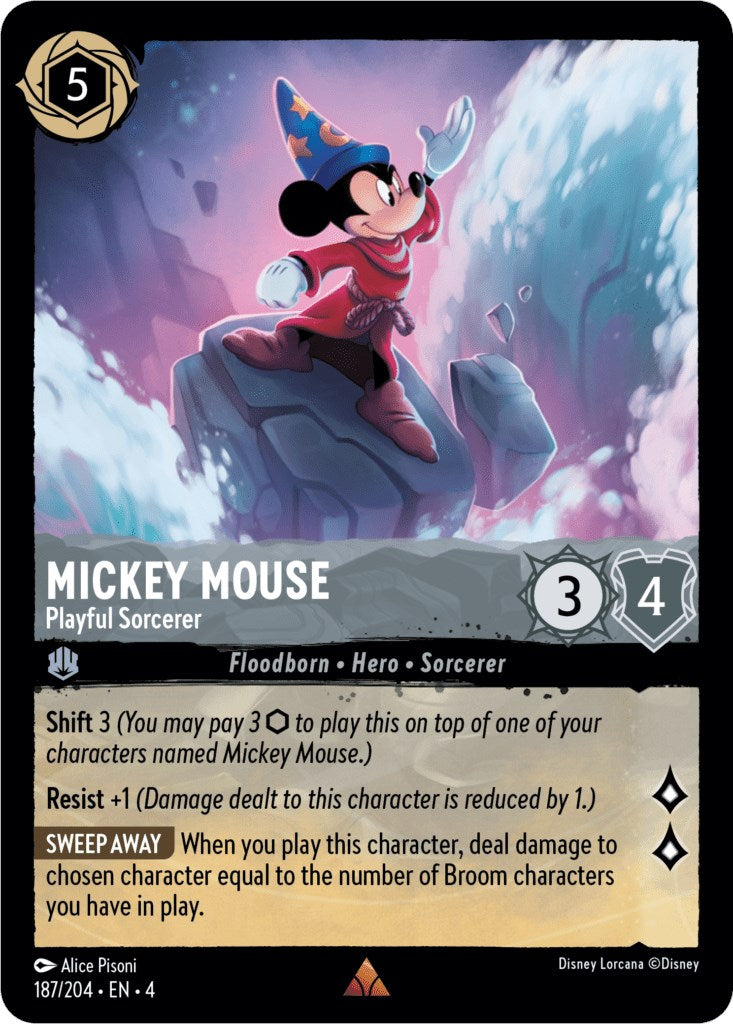 Mickey Mouse - Playful Sorcerer [4 - 187/204]