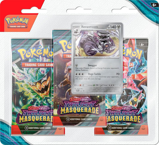 Pokemon Twilight Masquerade Triple Blister Pack TWM