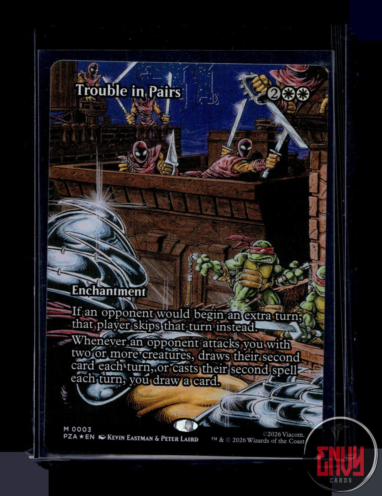 Trouble in Pairs (Borderless) LP 3 Mythic Teenage Mutant Ninja Turtles Foil