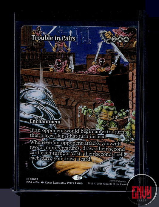 Trouble in Pairs (Borderless) LP 3 Mythic Teenage Mutant Ninja Turtles Foil