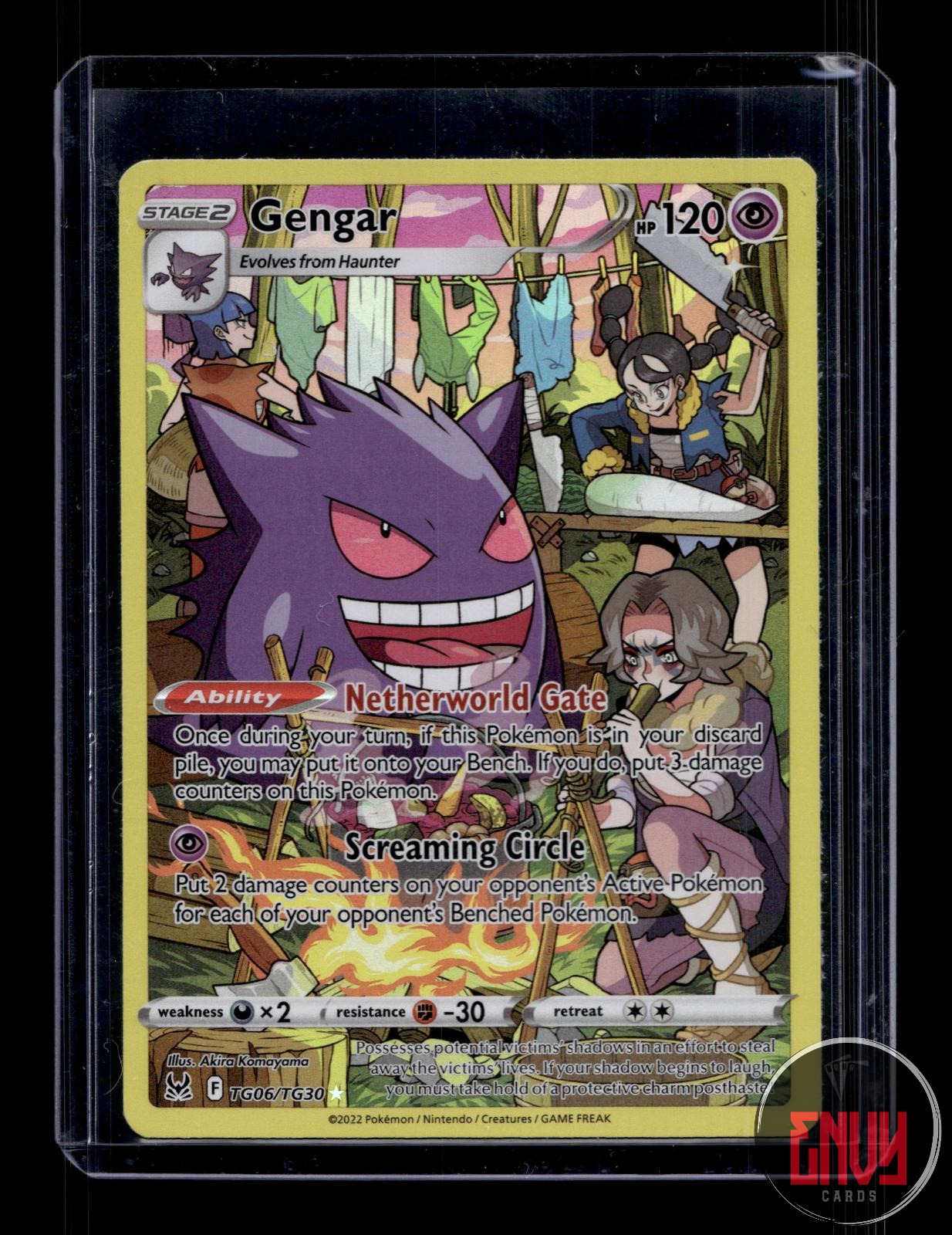 Gengar MP TG06/TG30 Lost Origin Trainer Gallery Pokemon Holo