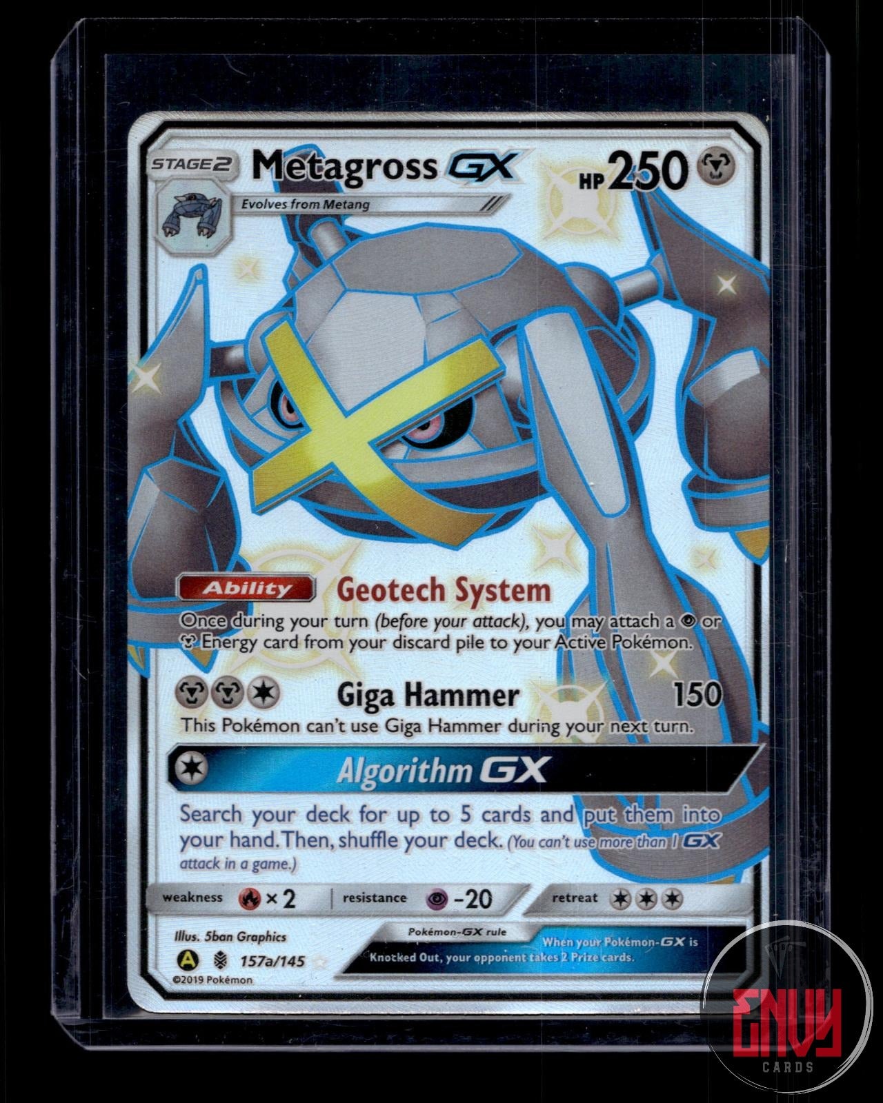 Metagross GX Near Mint 157A/145 Promo Alternate Art Promos Pokemon Holo
