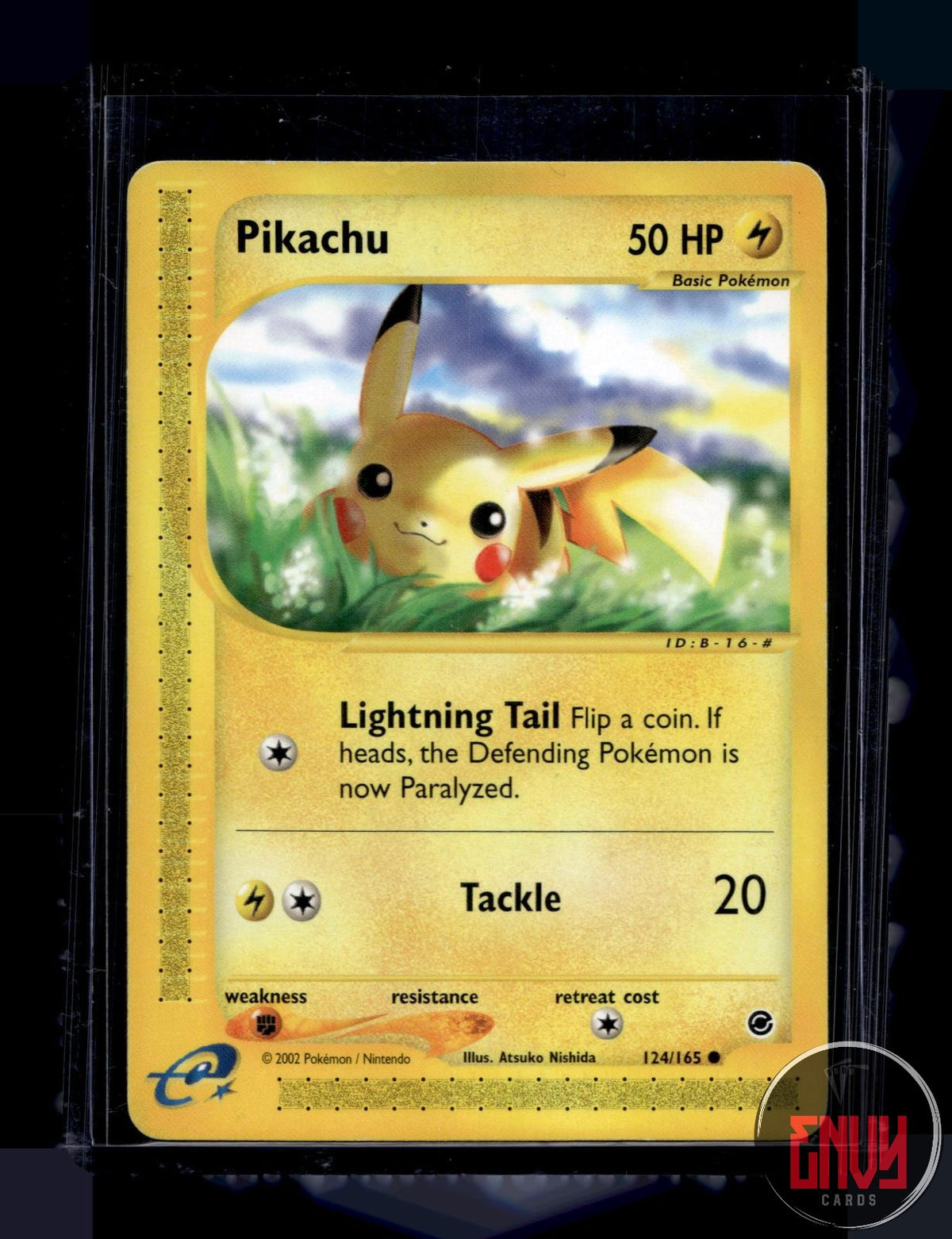 Pikachu MP 124/165 C Expedition Base Set Pokemon