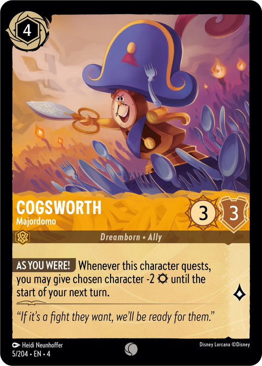 Cogsworth - Majordomo [4 - 5/204]