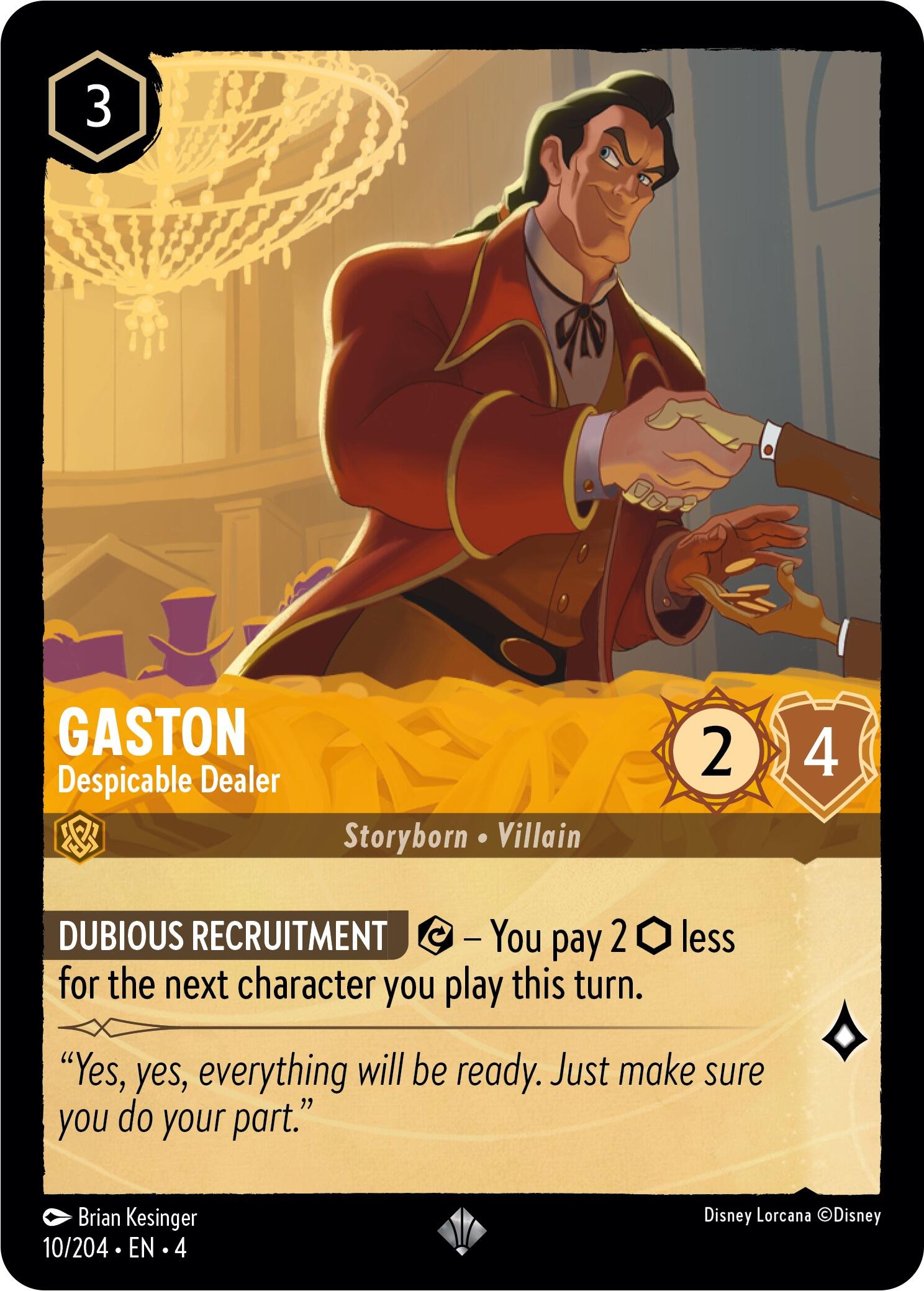 Gaston - Despicable Dealer [4 - 10/204]