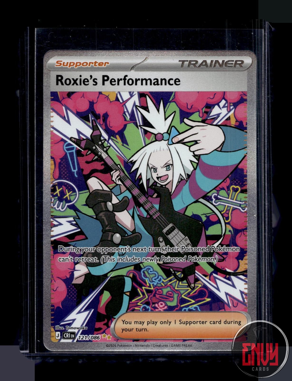 Roxie's Performance NM 121/086 Chaos Rising Pokemon Holo