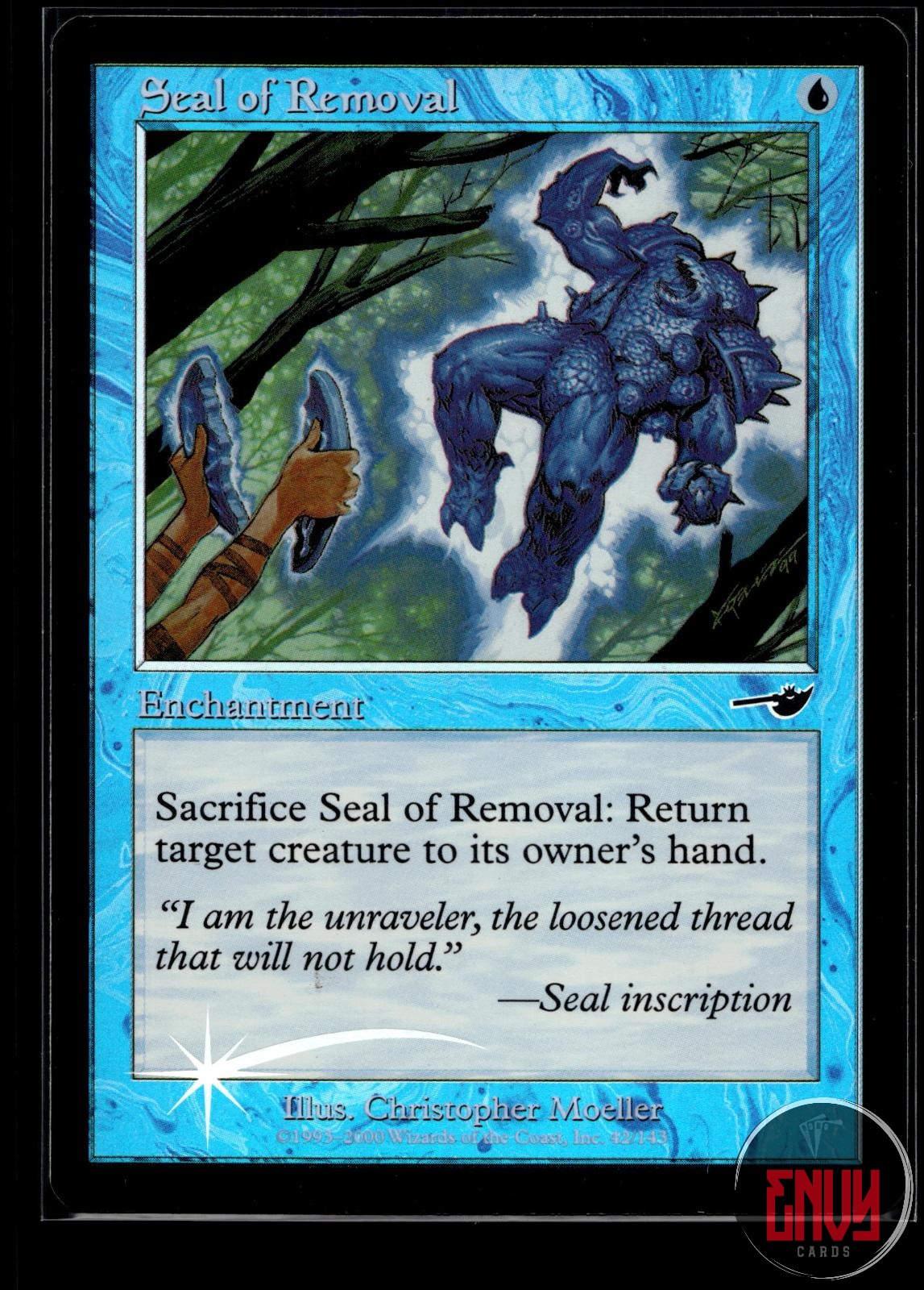 Seal of Removal Near Mint 42 Common Nemesis Foil