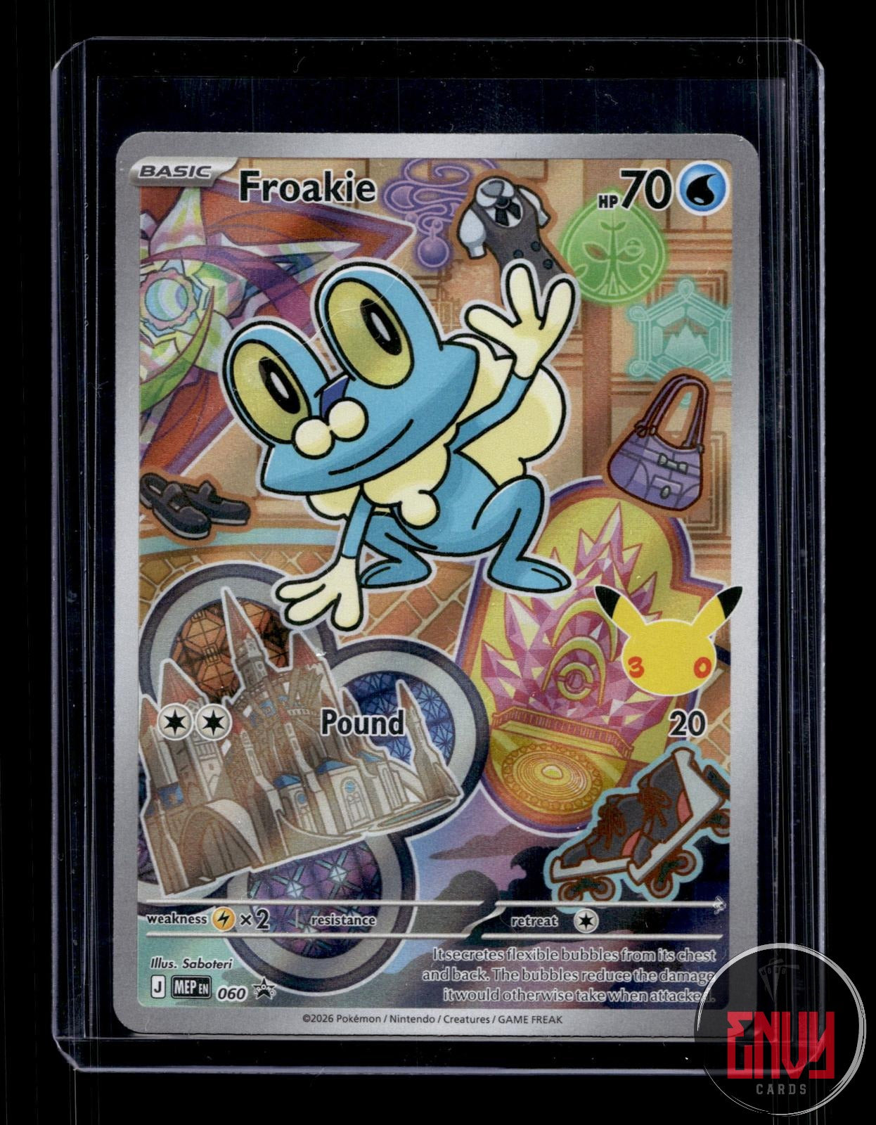 Froakie Near Mint 060 Promo First Partner Collection 2026 Pokemon Holo