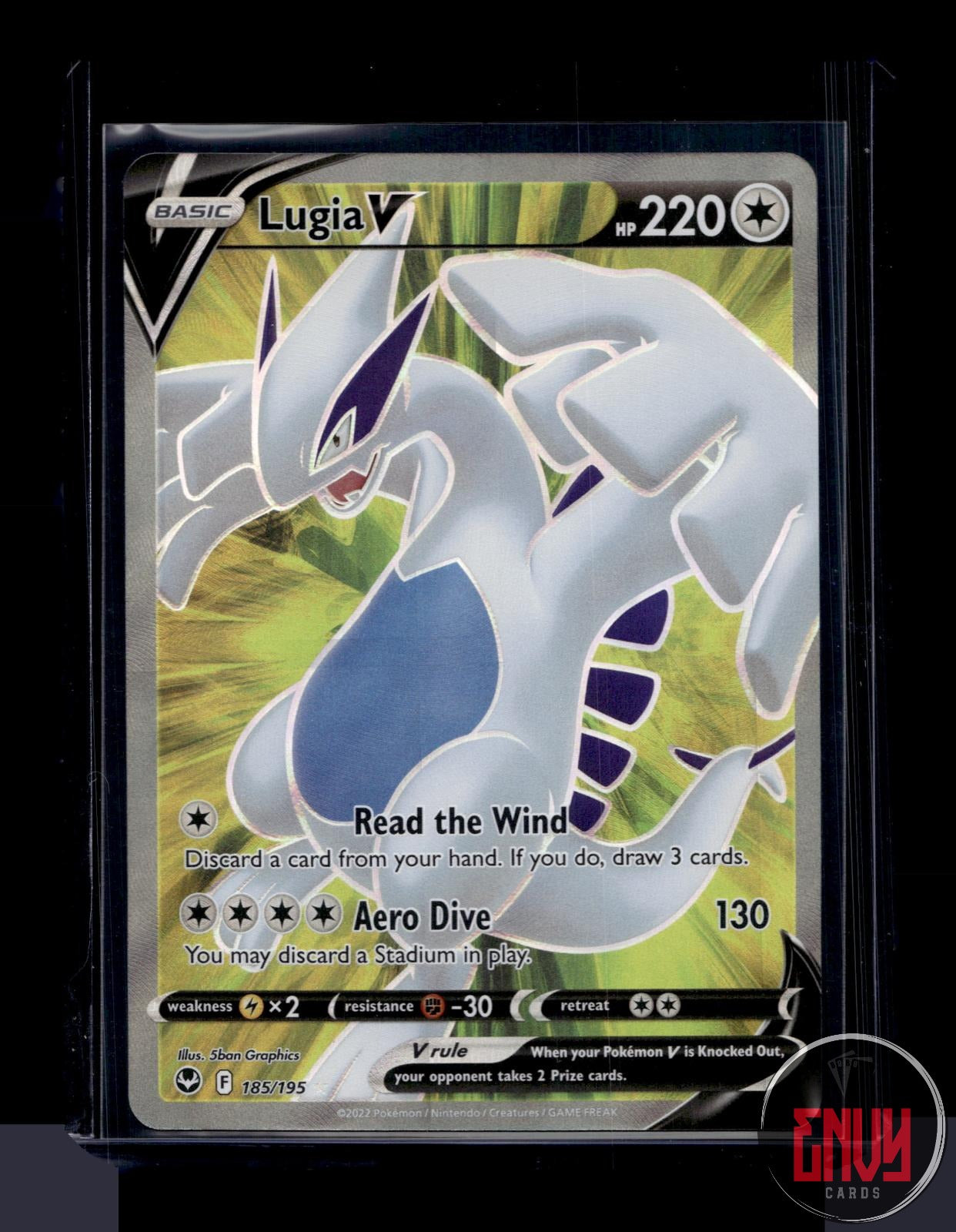 Lugia V Lightly Played 185/195 Ultra Rare Silver Tempest Pokemon