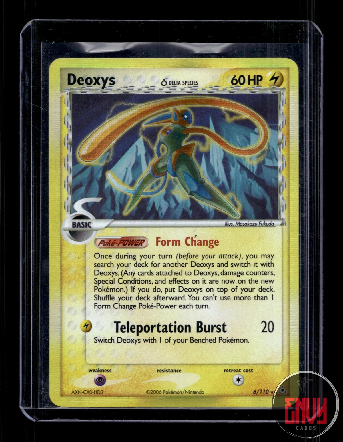 Deoxys Near Mint 6/110 Rare Holon Phantoms Pokemon Holo