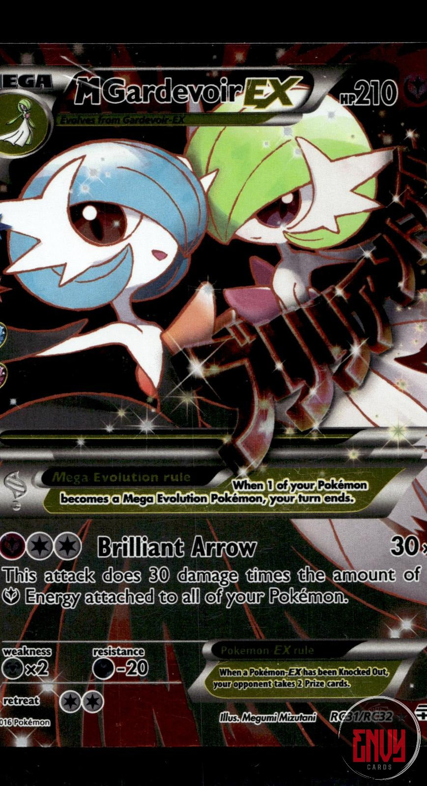M Gardevoir EX LP RC31/RC32 UR Generations Pokemon Holo