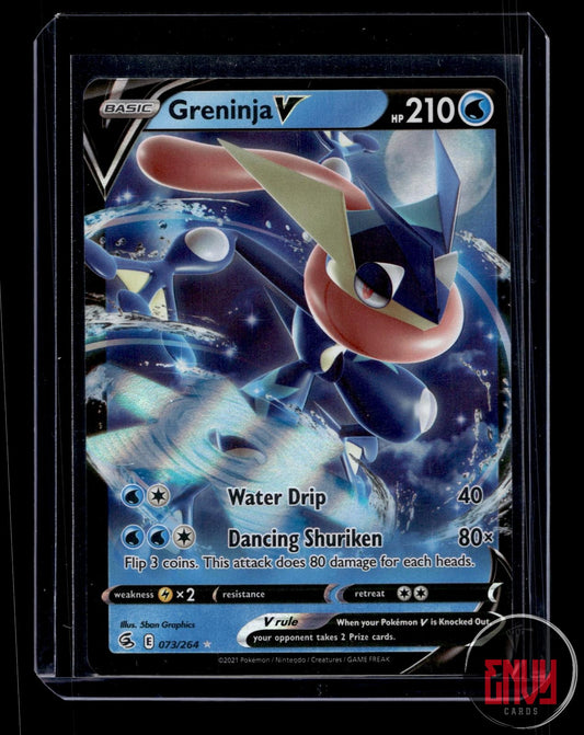 Greninja V Near Mint 073/264 V Rare Fusion Strike Pokemon