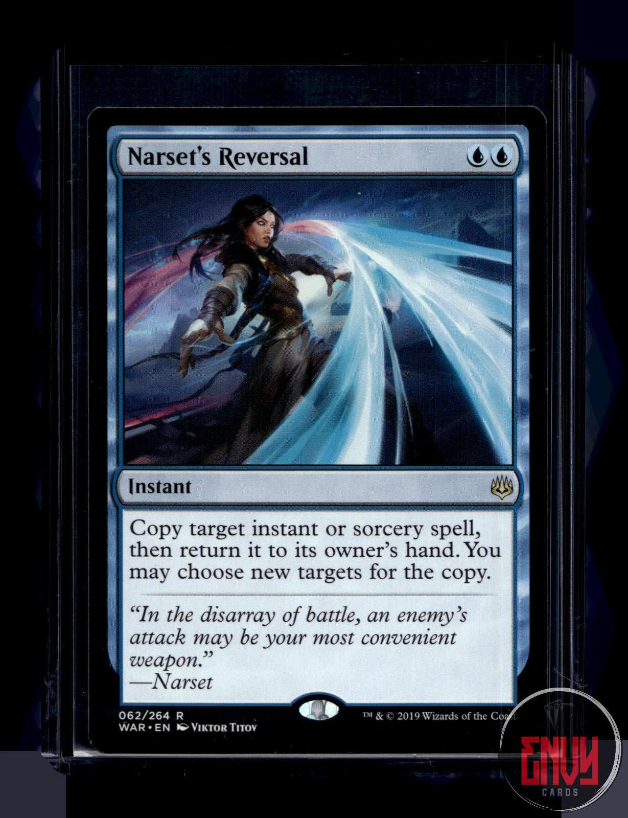 Narset's Reversal Lightly Played 62 Rare War of the Spark Magic: The Gathering