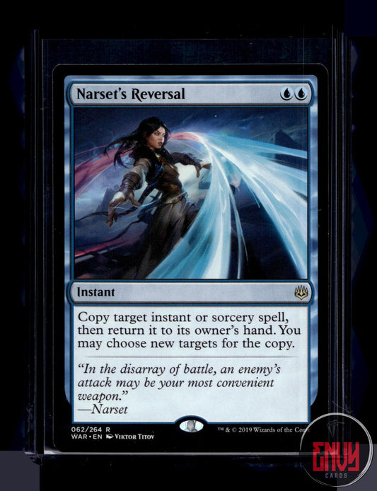 Narset's Reversal Lightly Played 62 Rare War of the Spark Magic: The Gathering