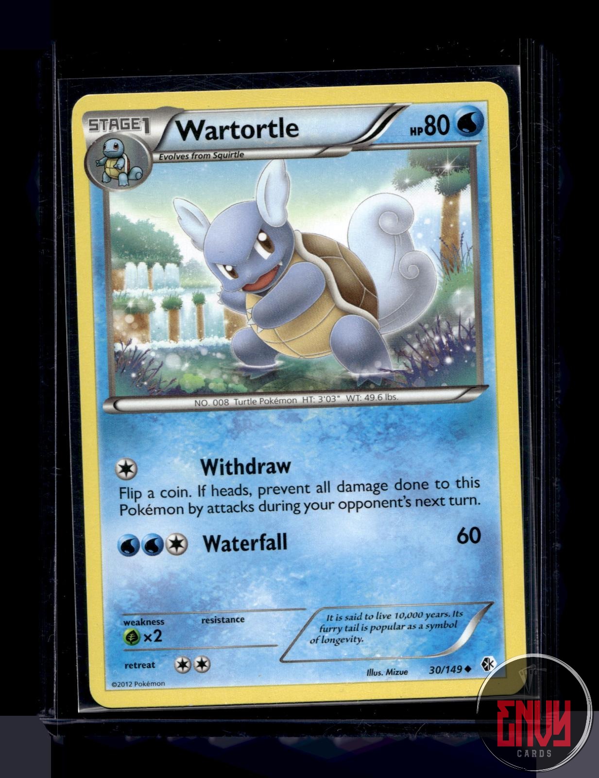 Wartortle Lightly Played 30/149 Uncommon Boundaries Crossed Pokemon
