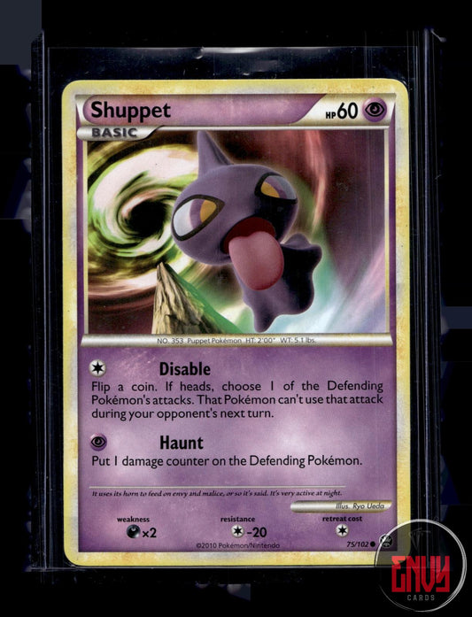 Shuppet Lightly Played 75/102 Common HGSS Triumphant Pokemon