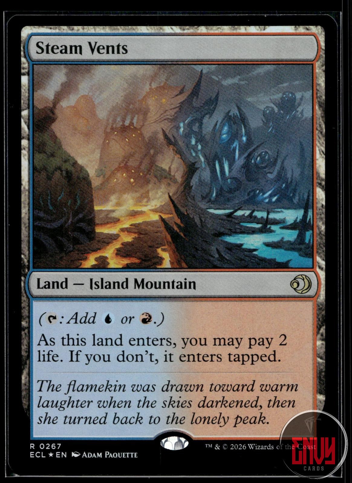 Steam Vents Near Mint 267 Rare Lorwyn Eclipsed Foil