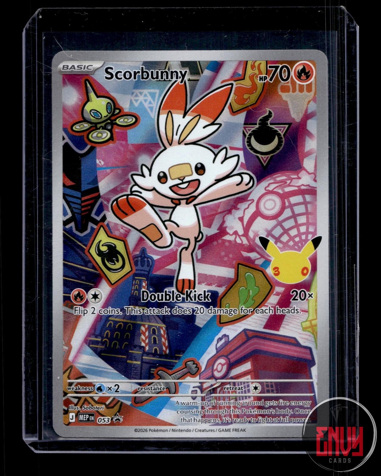 Scorbunny Near Mint 053 Promo ME: Mega Evolution Promo Pokemon Holo