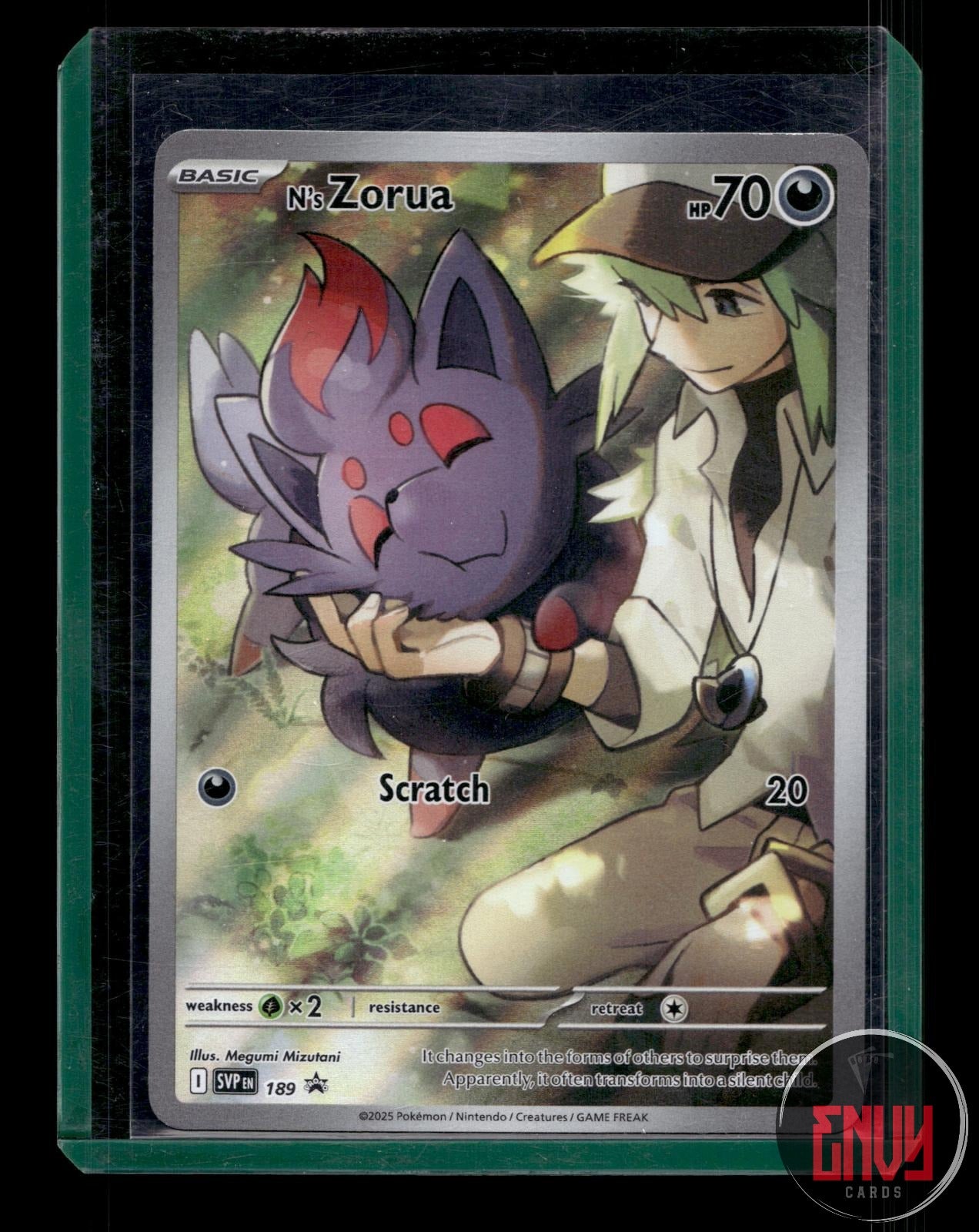 N's Zorua Near Mint 189 Promo Scarlet & Violet Promo Pokemon Holo