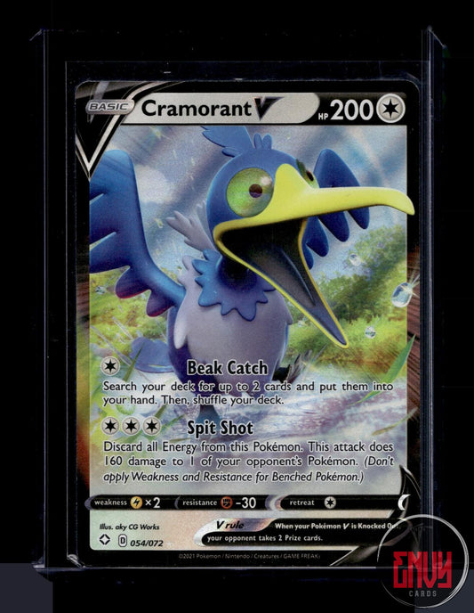 Cramorant V Near Mint 054/072 V Rare Shining Fates Pokemon