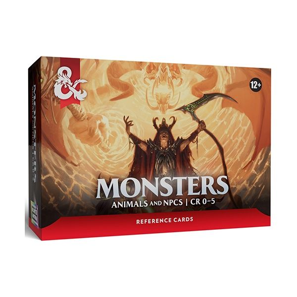 D&D, 5e: Reference Cards - Trove Monsters, Animals and NPCs