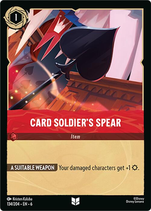 Card Soldier's Spear [6 - 134/204]