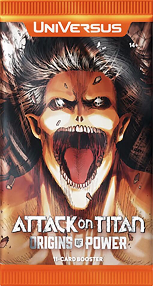 UniVersus CCG: Attack on Titan Origins of Power- Booster Pack
