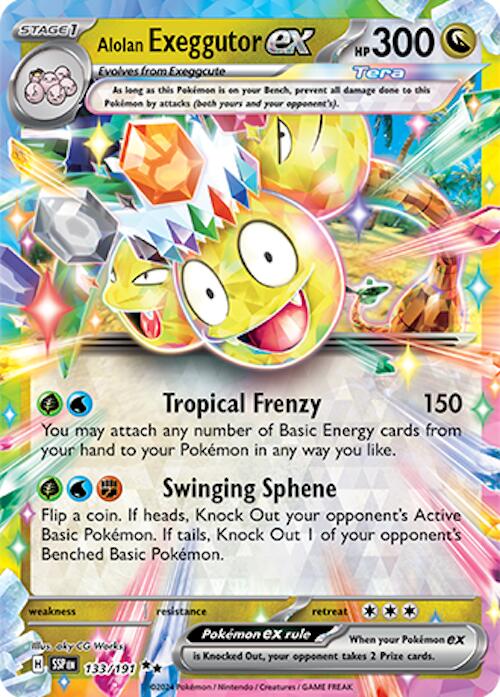Alolan Exeggutor ex - 133/191 [SSP - 133/191]