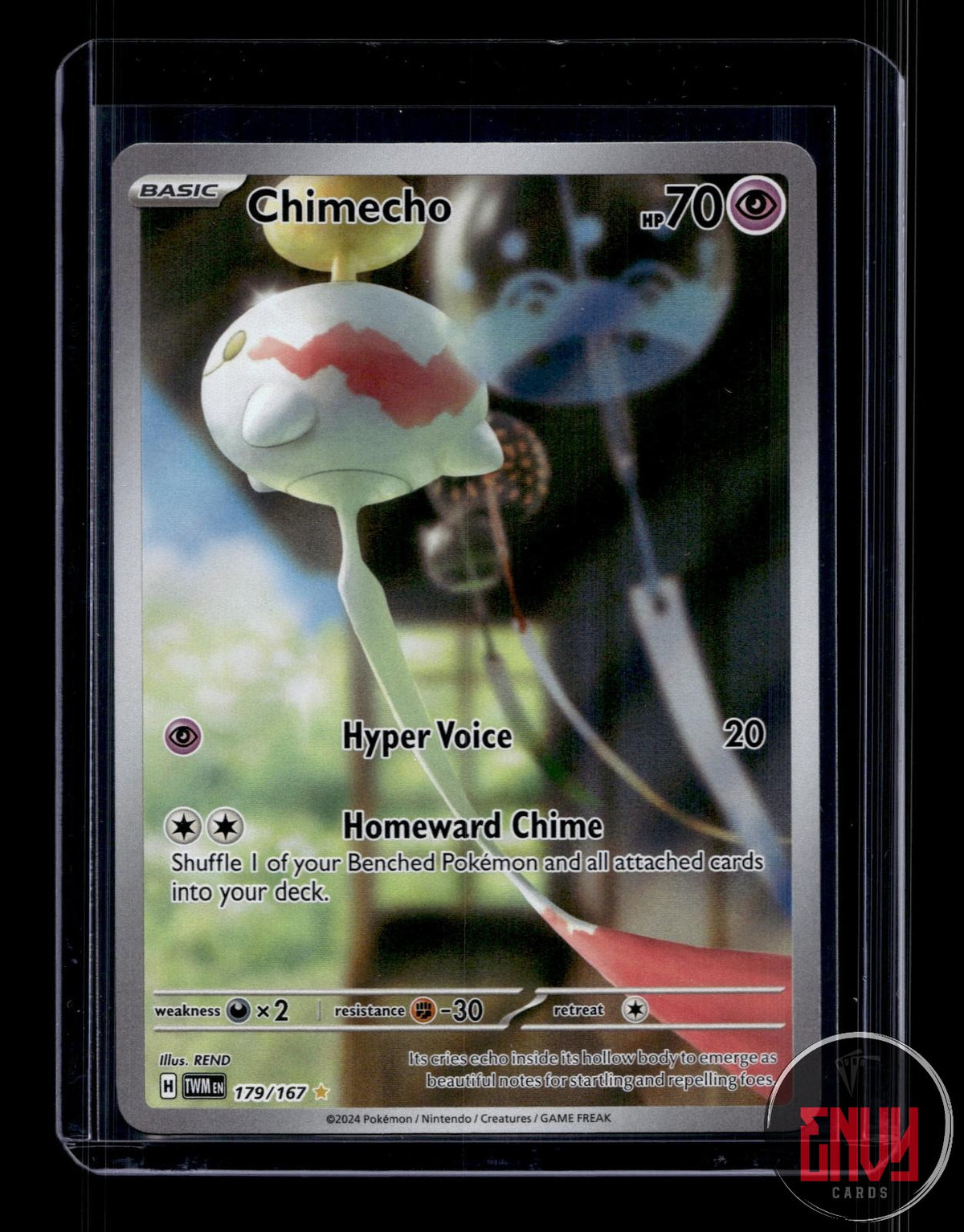 Chimecho NM 179/167 IR Twilight Masquerade Pokemon Holo