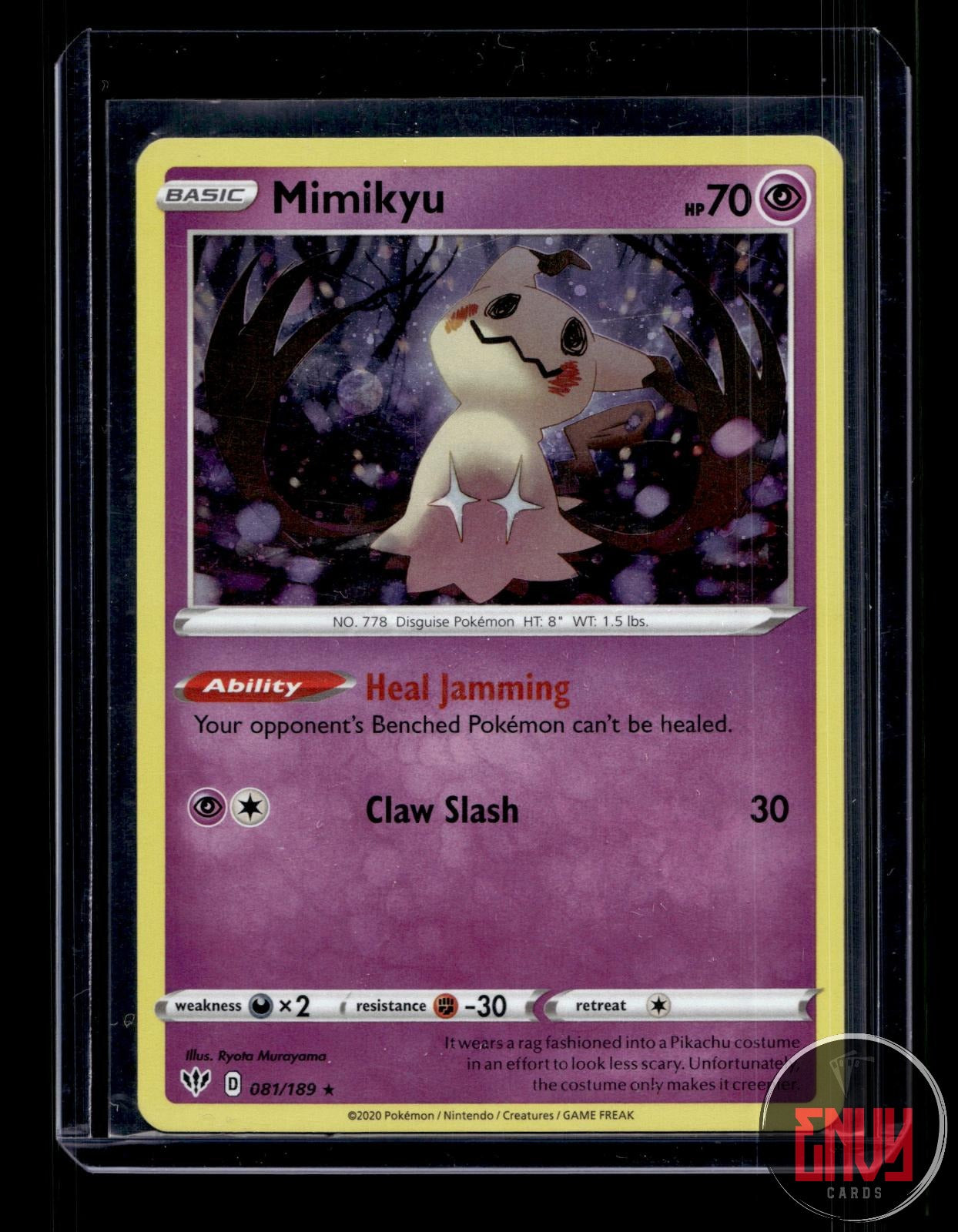 Mimikyu (Cosmos Holo) NM 081/189 Promo Miscellaneous Cards & Products Pokemon
