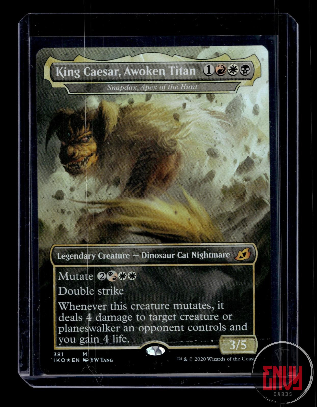 King Caesar, Awoken Titan - Snapdax, Apex of the Hunt LP 381 IKO Foil