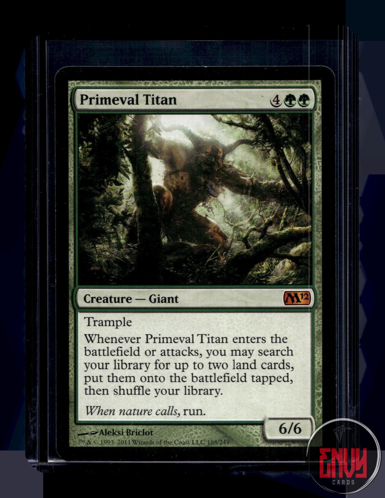 Primeval Titan Lightly Played 188 Mythic Magic 2012 (M12) Magic: The Gathering