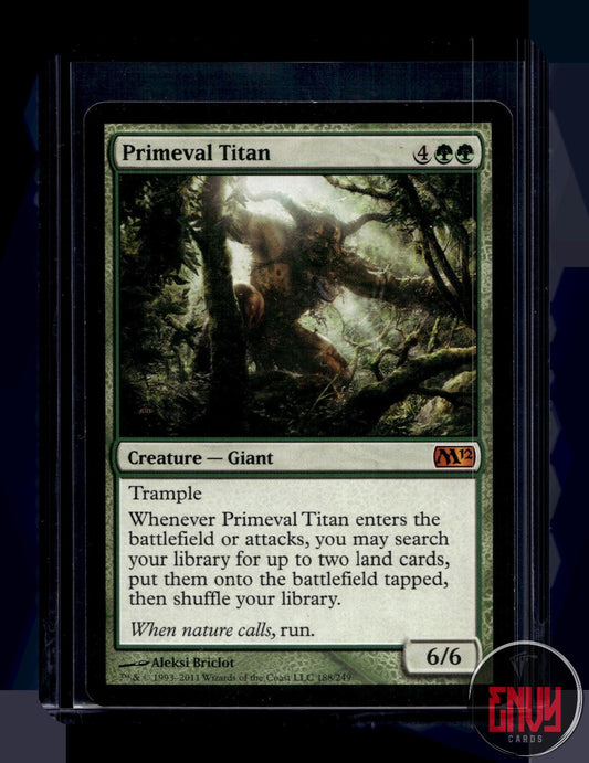 Primeval Titan Lightly Played 188 Mythic Magic 2012 (M12) Magic: The Gathering