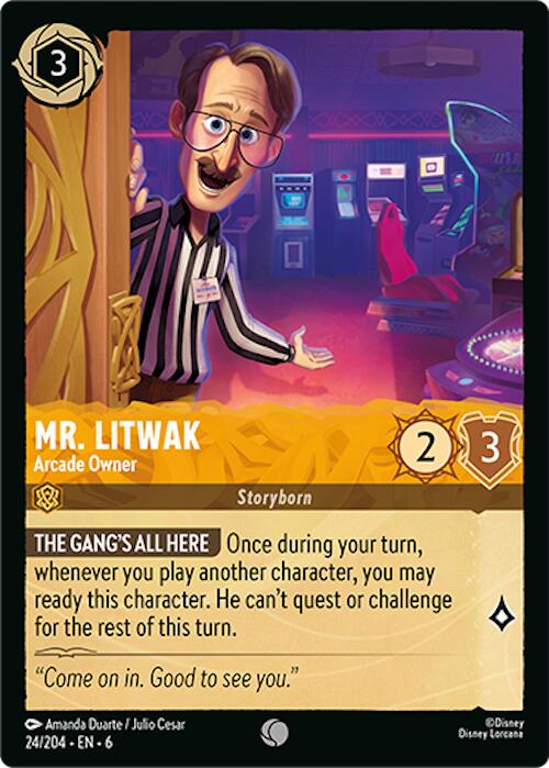 Mr. Litwak - Arcade Owner [6 - 24/204]